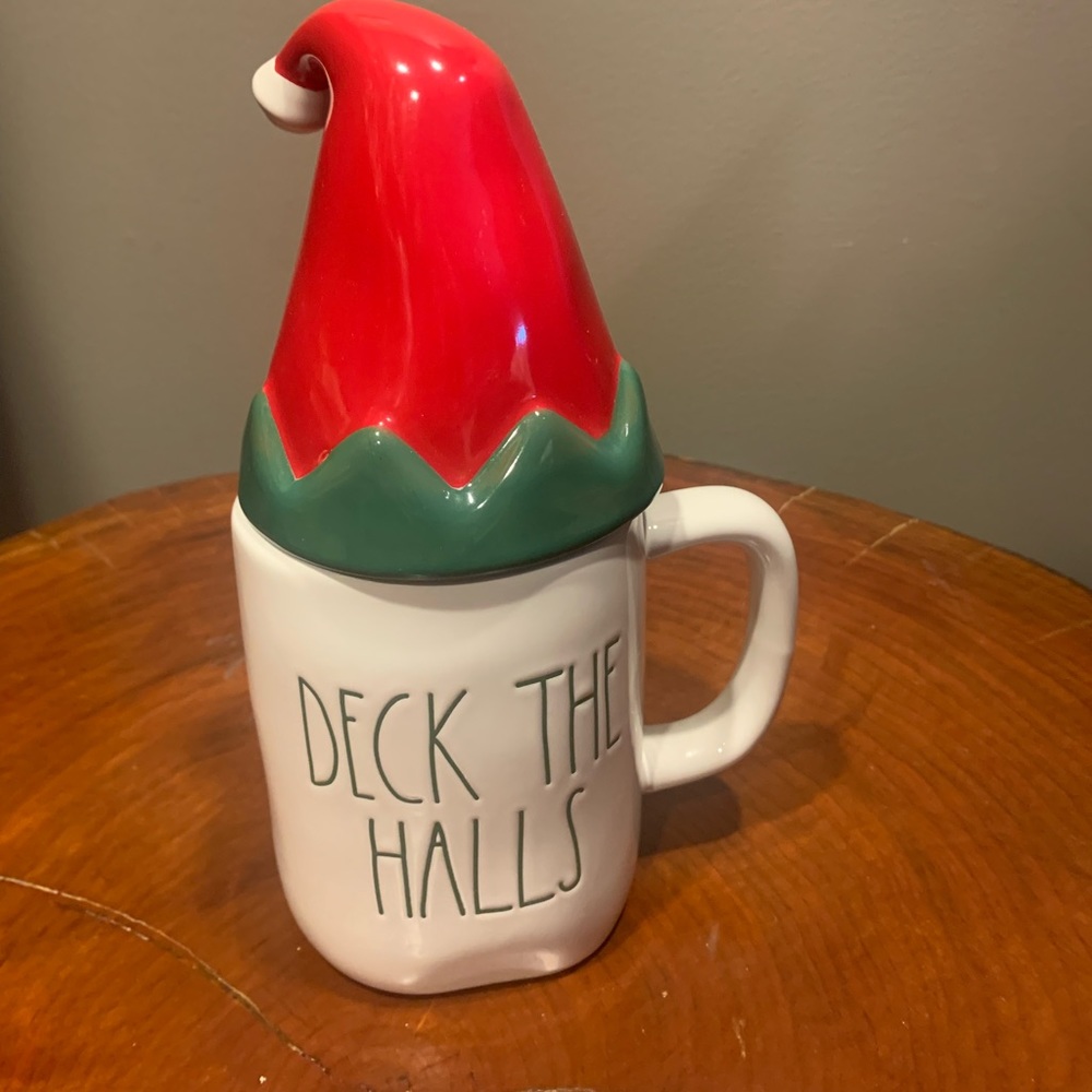 Rae Dunn DECK  THE HALLS Mug